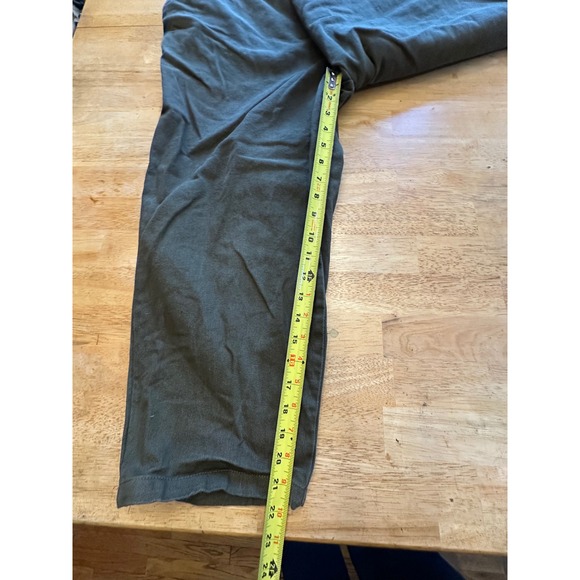 SHEIN Olive Green Corduroy Bib Overalls Women's Size XXL Button Side Cropped - Picture 10 of 11